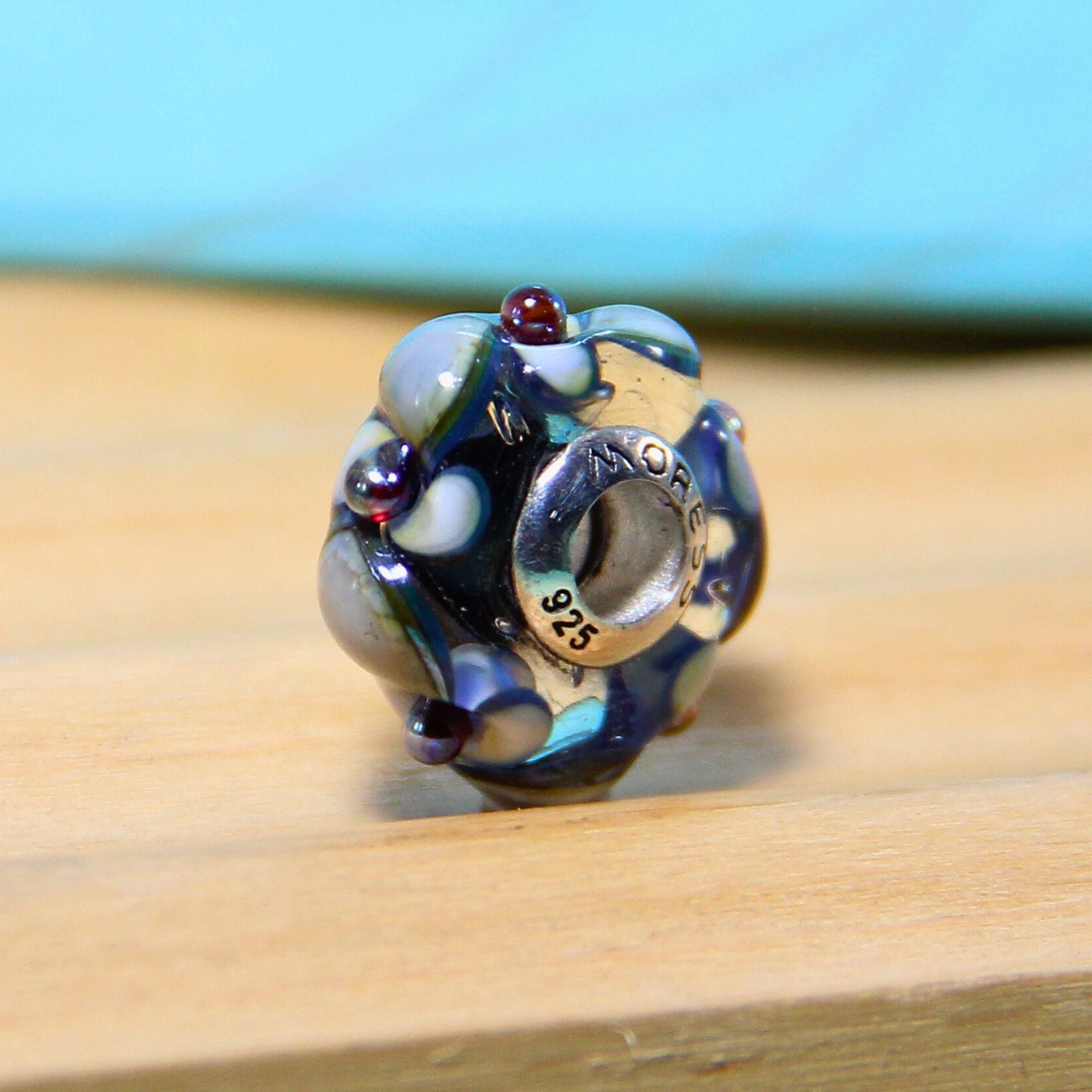 Starry Night Murano Glass Bead