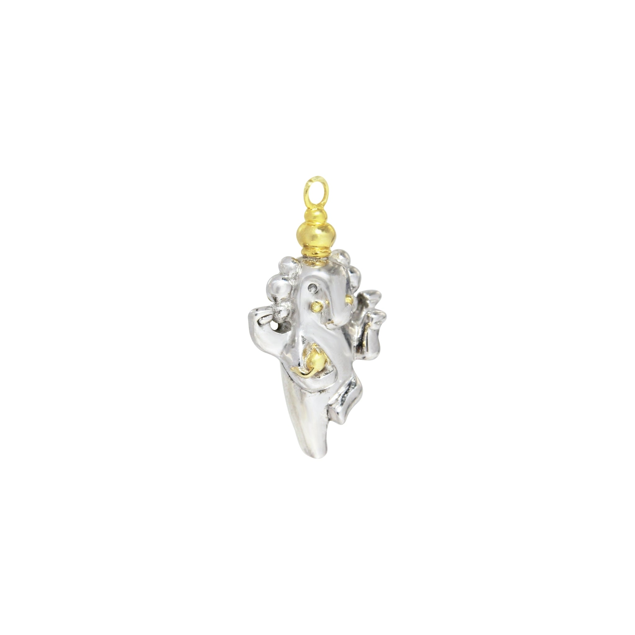 Ganesha Pendant with 14K Gold