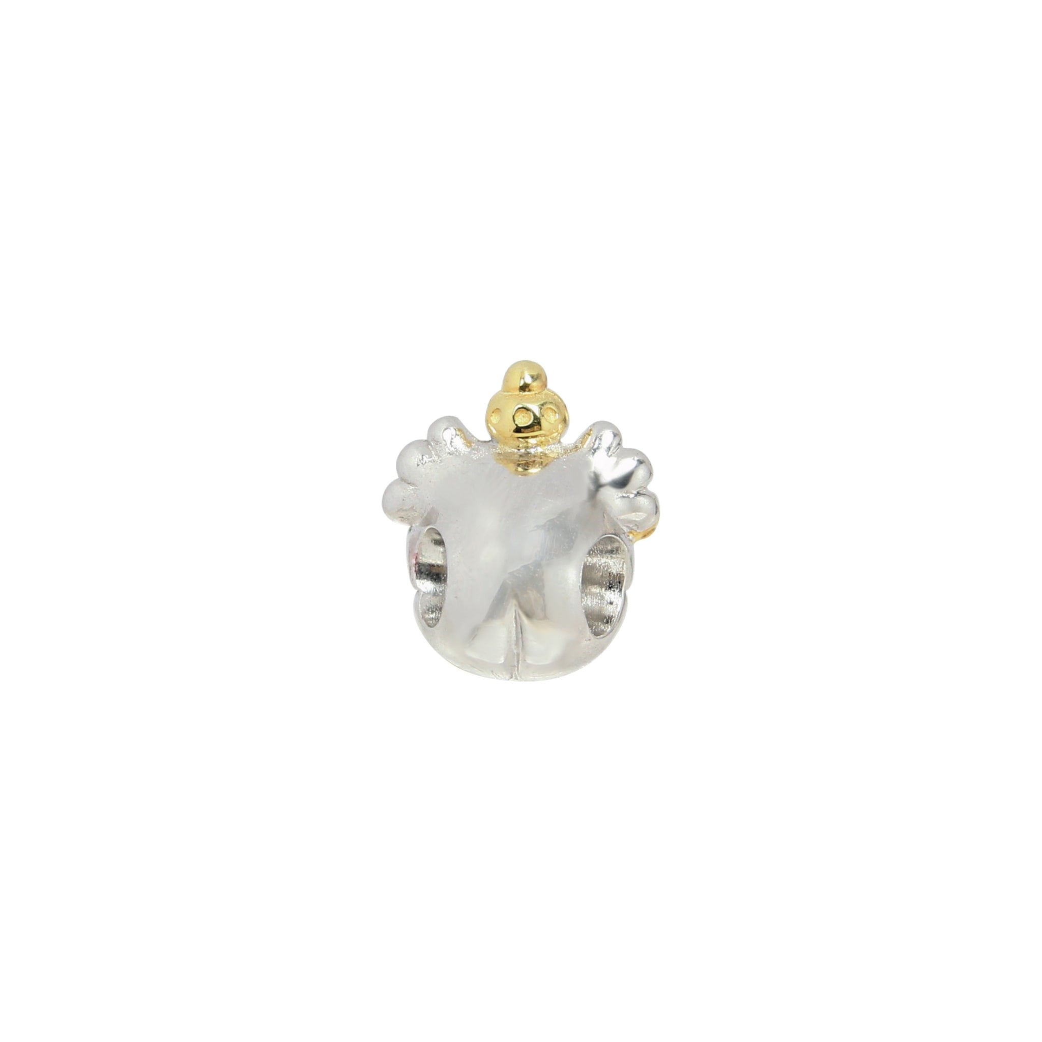 Ganesha Stopper Bead with 14K Gold